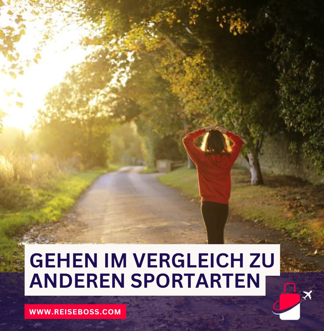 Gehen im Vergleich zu anderen Sportarten
