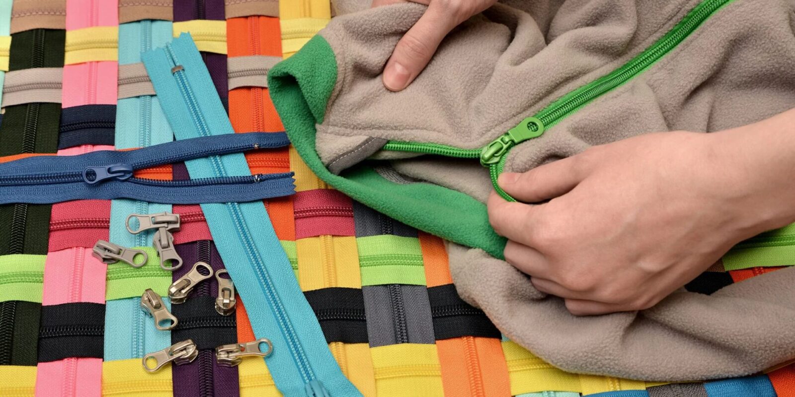 Reißverschluss Zipper reparieren und Kleidung wieder tragbar machen