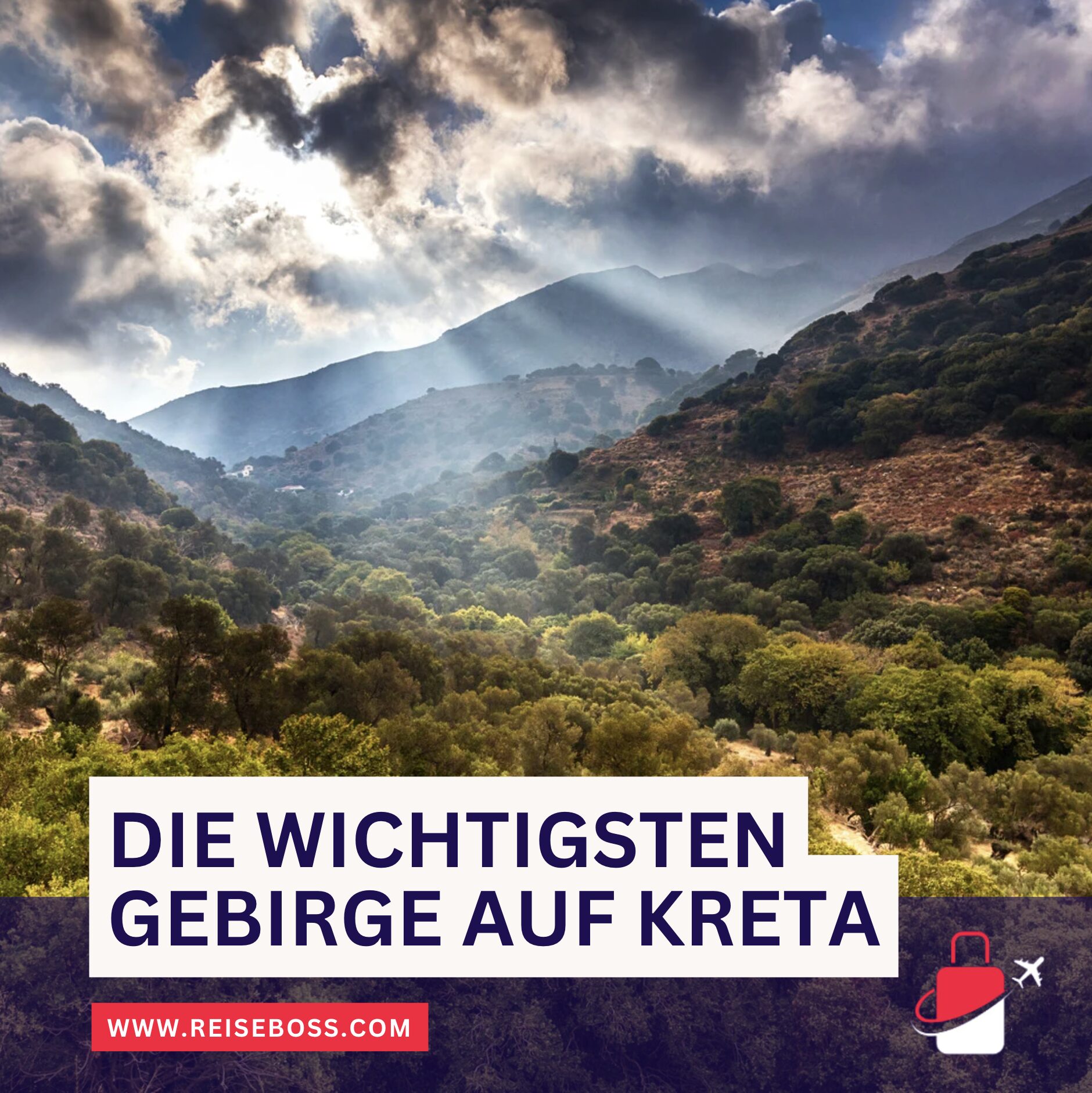 Die wichtigsten Gebirge auf Kreta