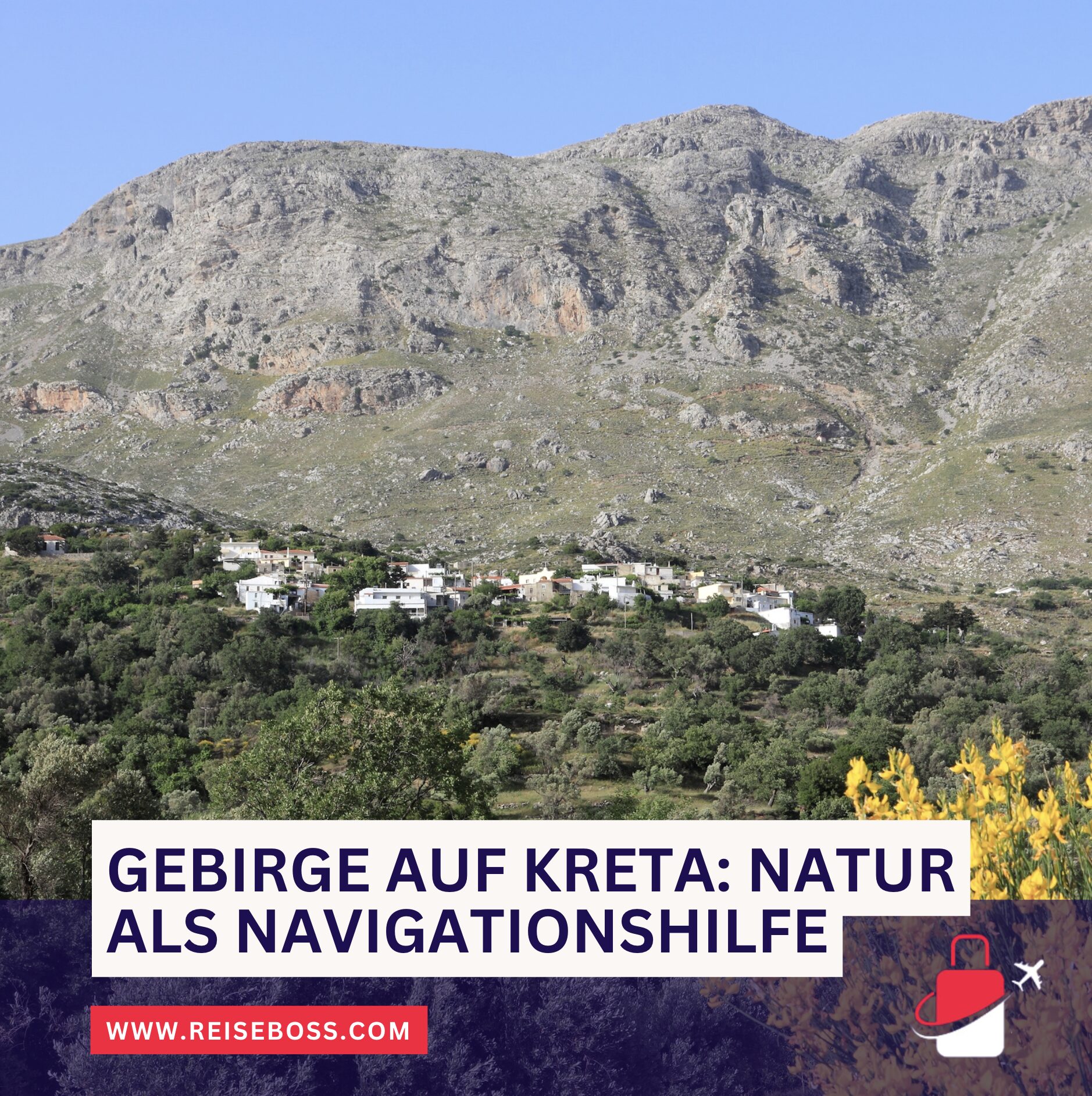 Gebirge auf Kreta: Natur als Navigationshilfe