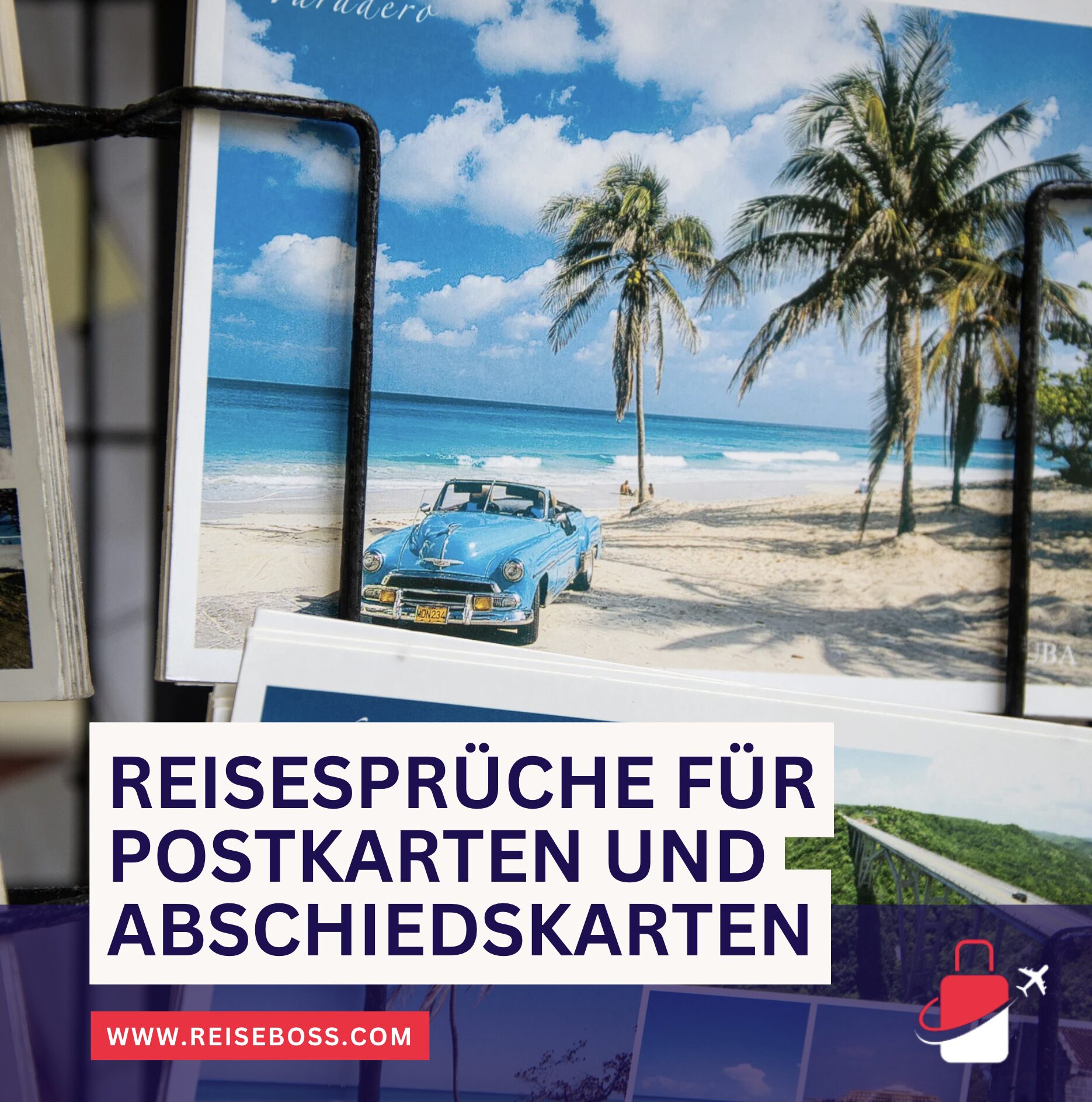 Reisesprüche für Postkarten und Abschiedskarten