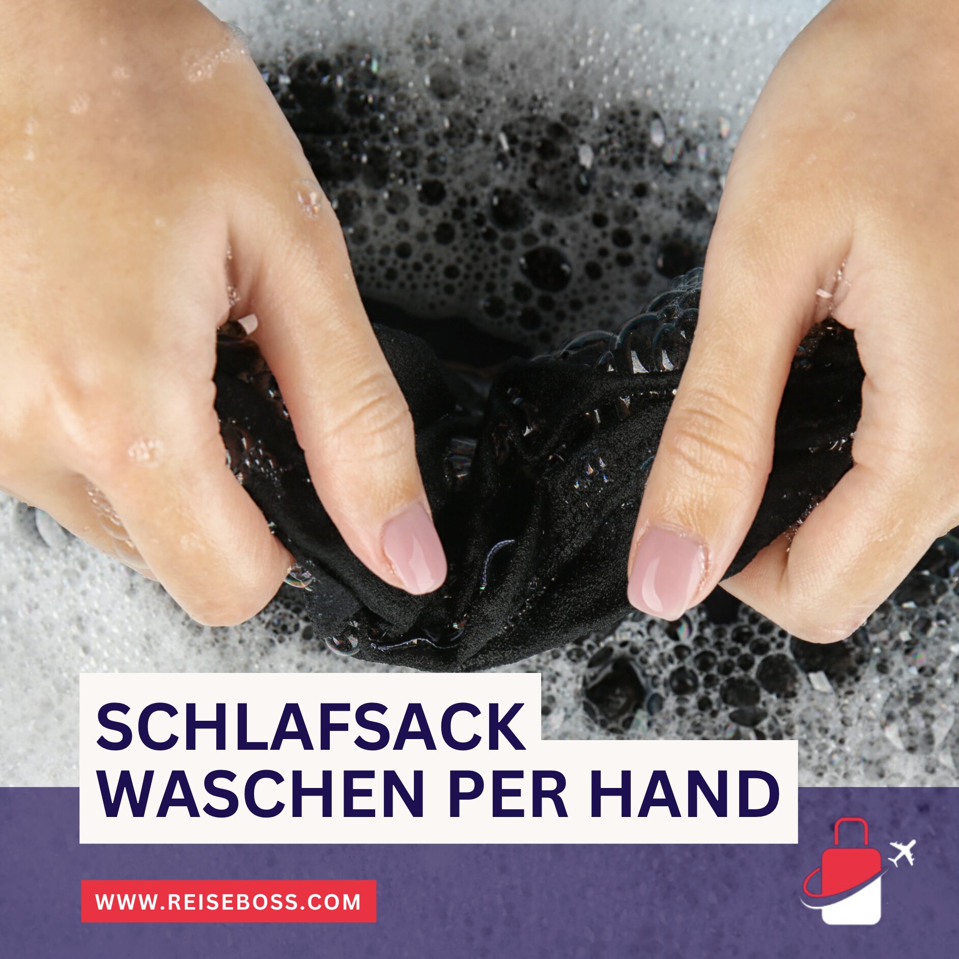 Schlafsack waschen per Hand