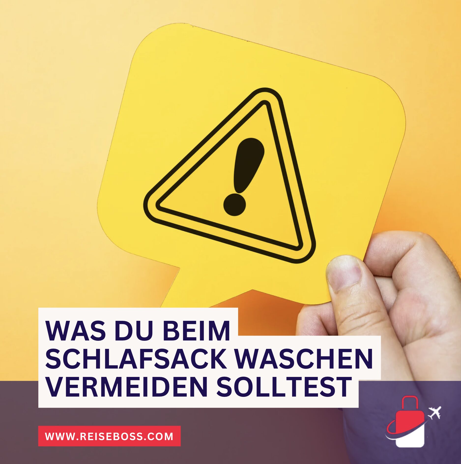 Was du beim Schlafsack waschen vermeiden solltest