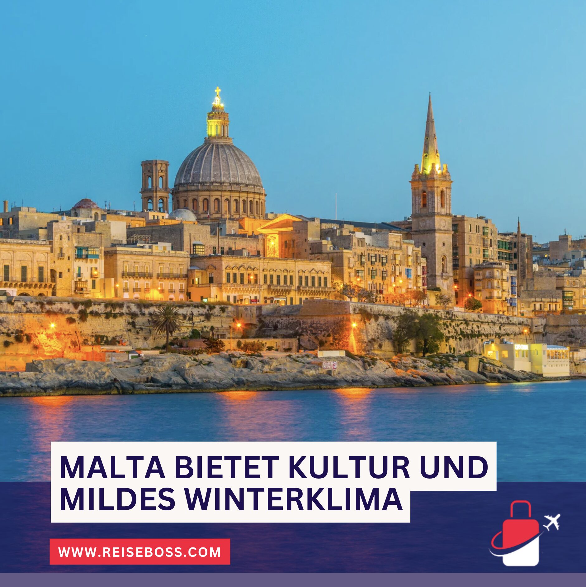 Wo ist es im Winter warm und günstig? Malta bietet Kultur und mildes Winterklima