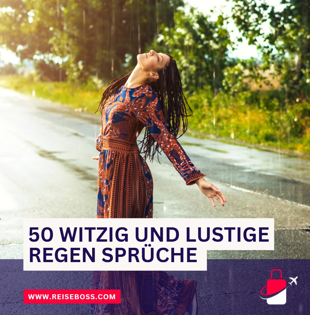 50 witzig und lustige Regen Sprüche 